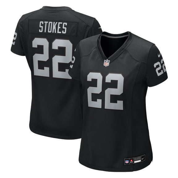 Women's Nike Eric Stokes Black Las Vegas Raiders Team Game Jersey