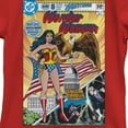 thumbnail image 2 of Girl's Wonder Woman American Comic Book Cover  Graphic Tee Red Large, 2 of 5
