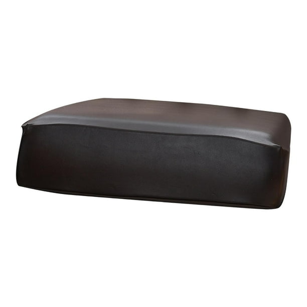 Funda de cojines de sofá Funda De Cojines De Sofá De Cuero PU Elástico De Repuesto Para Sofá De Sala De Estar Marrón Fanmusic Funda de cojines de sofá