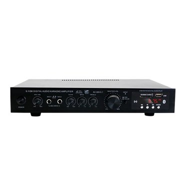 5.1 Channel HIFI Amplifier Subwoofer High Power Stage Home Theater Bluetooth Outdoor Amplifier US Plug