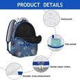 thumbnail image 4 of Lecture Hall Hawaii Tropical Wind Palm Leaves Bookbag: Spacious & Lightweight Laptop Backpack for Students, Perfect for Campus Commute, A Wonderful Gift for Women and Men This School Year, 4 of 6