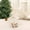 White, variant on Czzoypi Christmas Garland White Norfolk Pines Garland Mini Christmas Tree Ornaments European Style Christmas Ingenious White Desktop Christmas Tree Decorations