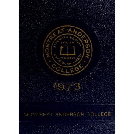 (Custom Reprint) Yearbook: 1973 Montreat Anderson College - Agape / Sundial Yearbook (Montreat NC)