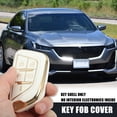 thumbnail image 2 of Unique Bargains Car Key Fob Cover 5 Button Remote Key Fob Case TPU Button Full Protector Cover White for Cadillac CT5 2020-2022, 2 of 6