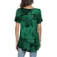 thumbnail image 4 of Camiseta de mujer Jumpingount con estampado floral manga corta cuello redondo blusa plisada tipo 4 M, 4 of 5