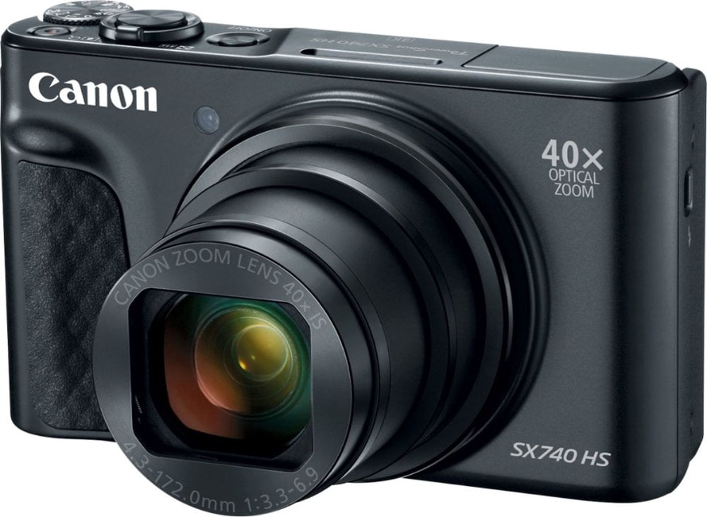 Canon PowerShot SX740 HS 20.3 Megapixel Compact Camera Black (International Model)