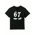 thumbnail image 3 of Boy's Funny Six Seven Iron-On Graphic T-Shirt, Comfortable Cotton Clothing For Kids, Size 3Y-13Y, Z5101305 Ideal Gift For Kids, 3 of 6