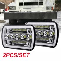 Pair 5x7" LED Headlight High Low Beam Fit For Toyota Pickup 1982-1995 Hardbody Truck