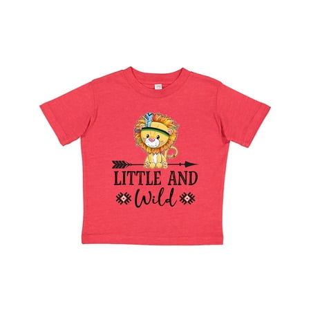 

Inktastic Little and Wild Tribal Lion Gift Toddler Boy or Toddler Girl T-Shirt