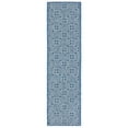 thumbnail image 3 of SAFAVIEH Courtyard Neville Geometric Tiles Indoor/Outdoor Area Rug, 2'7" x 5', Navy/Grey, 3 of 10