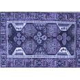 thumbnail image 1 of Ahgly Company Indoor Rectangle Persian Blue Traditional Area Rugs, 3' x 5', 1 of 4