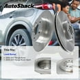 thumbnail image 3 of AutoShack Front Vented & Rear Vented Brake Rotors 4-PC Set Replacement for 2014-2017 Land Rover Range Rover Sport, 3 of 5