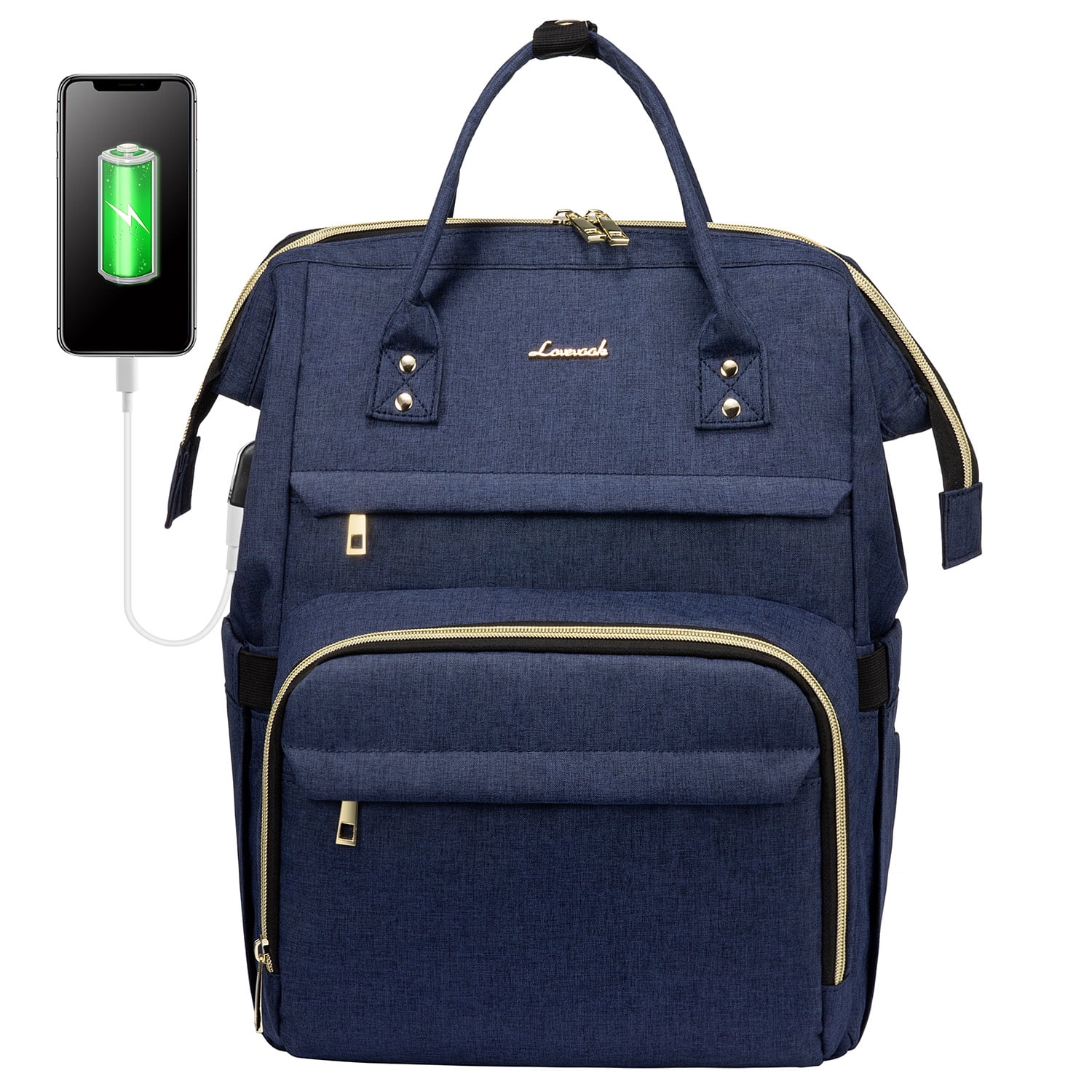 Laptop Backpack for Women Work Laptop Bag Stylish Teacher Backpack 