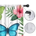 thumbnail image 4 of Blackout Kids Curtains,Tropical Palm Leaves with Butt Childrens Insulated Curtains Set Of 2,Bedroom Essentials,Toddler Room Decor 42x63in(106x160cm), 4 of 4