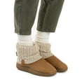thumbnail image 3 of MUK LUKS Women's Cable Knit Slipper Booties, 3 of 7