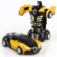 thumbnail image 1 of Children'S Deformation Toy Car Model Inertia Car Boy Intellectually Holds Night Market Toys, Yellow, 1 of 1