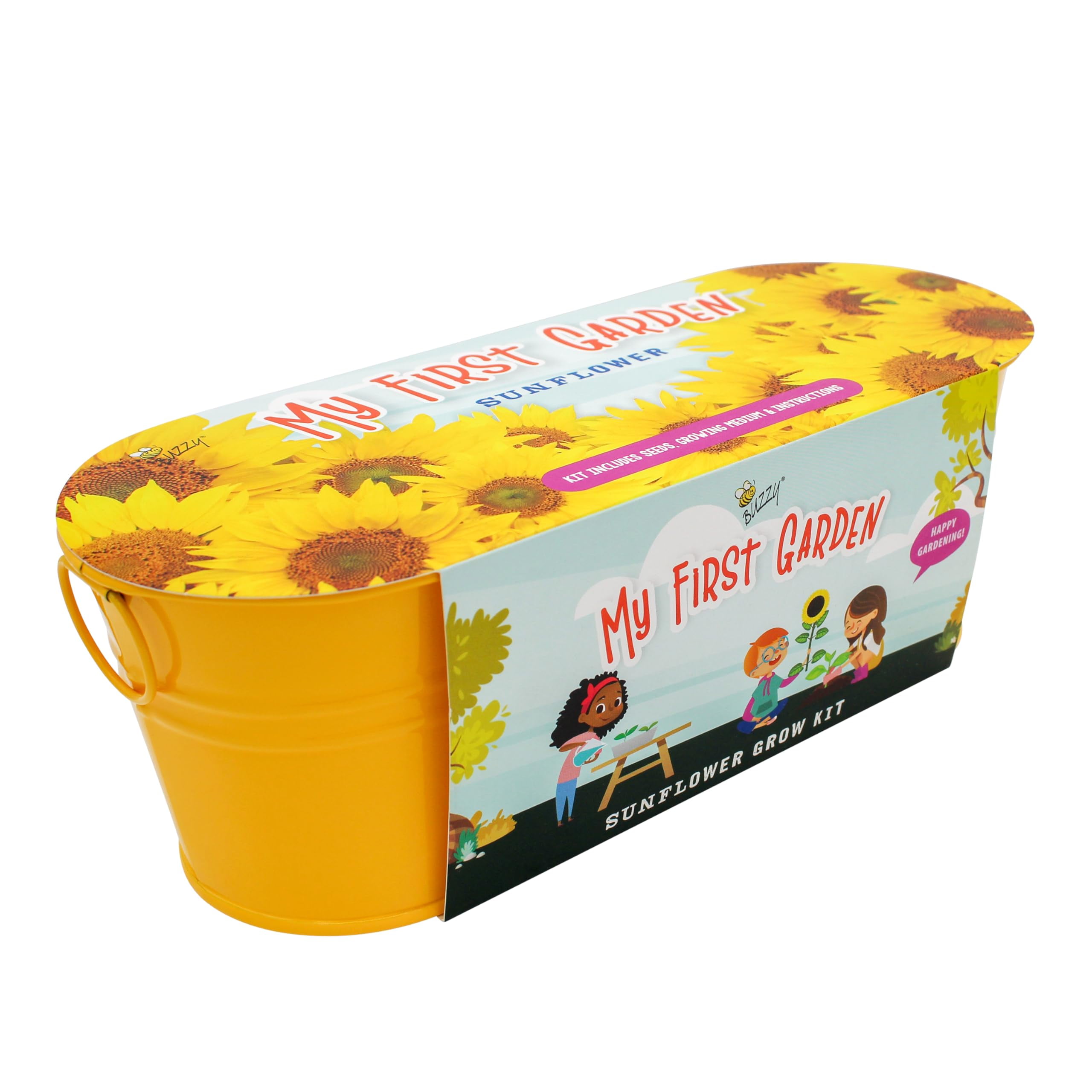 Kids Windowsill Grow Kit 2-Pack | Tomato, Marigold & Sunflower Seeds