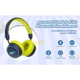 thumbnail image 5 of Gorsun E95A Kids Headphones Wireless with Mic, BT. 5.1, LED Lights Kids BT. Headphones, 85dB Volume Limited Toddler Headphones, Stereo Headsets for School Tablet PC, 5 of 13