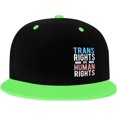 thumbnail image 2 of Trans Rights Activist Gift Transexual LGBT Trucker Hat Baseball Cap Gift Women Men Dad Hat Snapback Hat Sun Hat White, 2 of 8