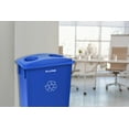 thumbnail image 6 of Alpine Industries 23 Gallon Slim Trash Can - Compact Garbage Bin - Wide Open Top Slender Durable Plastic Waste Container Ideal for Homes Offices and Other Commercial Space (Blue), 6 of 6