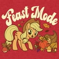 thumbnail image 2 of Men's My Little Pony: Friendship is Magic Applejack Feast Mode  Graphic Tee Red Heather Small, 2 of 5