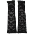 thumbnail image 3 of Gants de Bras Dentelle Longue Protection Manches Sans Doigts Bras Couvre avec Trou du Pouce, 3 of 4