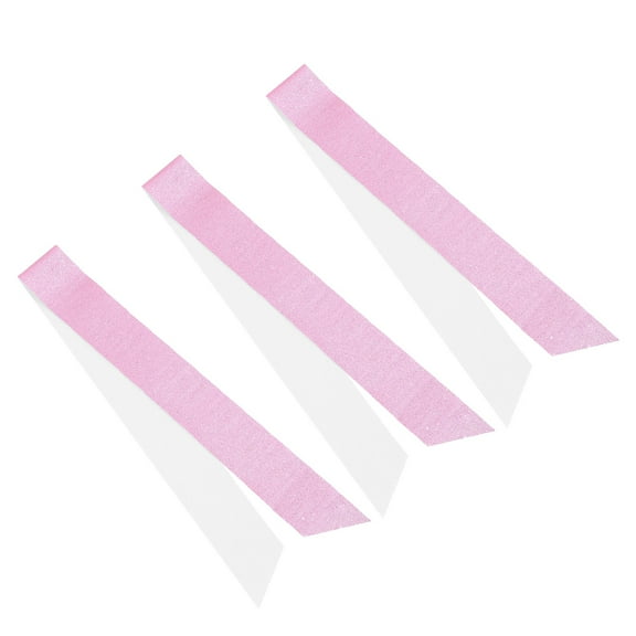ORDDIART 3Pcs Pink Blank Sash for Women Wedding Party Decorations 16.0x3.7x0.04in Polyester Glitter Cloth