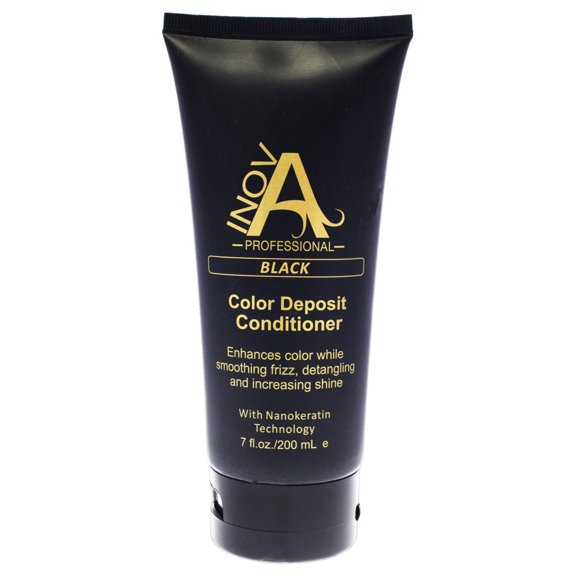 Inova Professional Color Deposit Conditioner - Black for Unisex - 7 oz