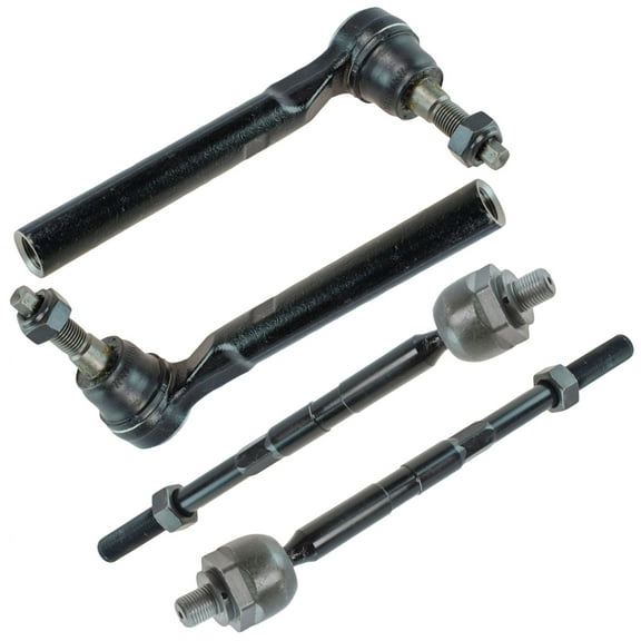 TRQ Front Tie Rod Set Fits Select 2006-2010 Hummer H3 2009-2010 H3T