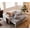 Beige, variant on LLappuil Loveseat Sofa, Pull Out Sofa Bed Queen Size, Corduroy Sofa Couch with 360° Swivel Tabletop, USB Charging Port, Cup Holder for Living Room Beige