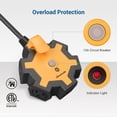 thumbnail image 3 of Power Strip DEWENWILS de 5 salidas con cable de extensión de 6 pies, 15 A, 3 of 7