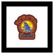 Gallery Pops Marvel Guardians of the Galaxy Vol 3 - Space Alien Badge Wall Art, Black Framed Version, 12" x 12"