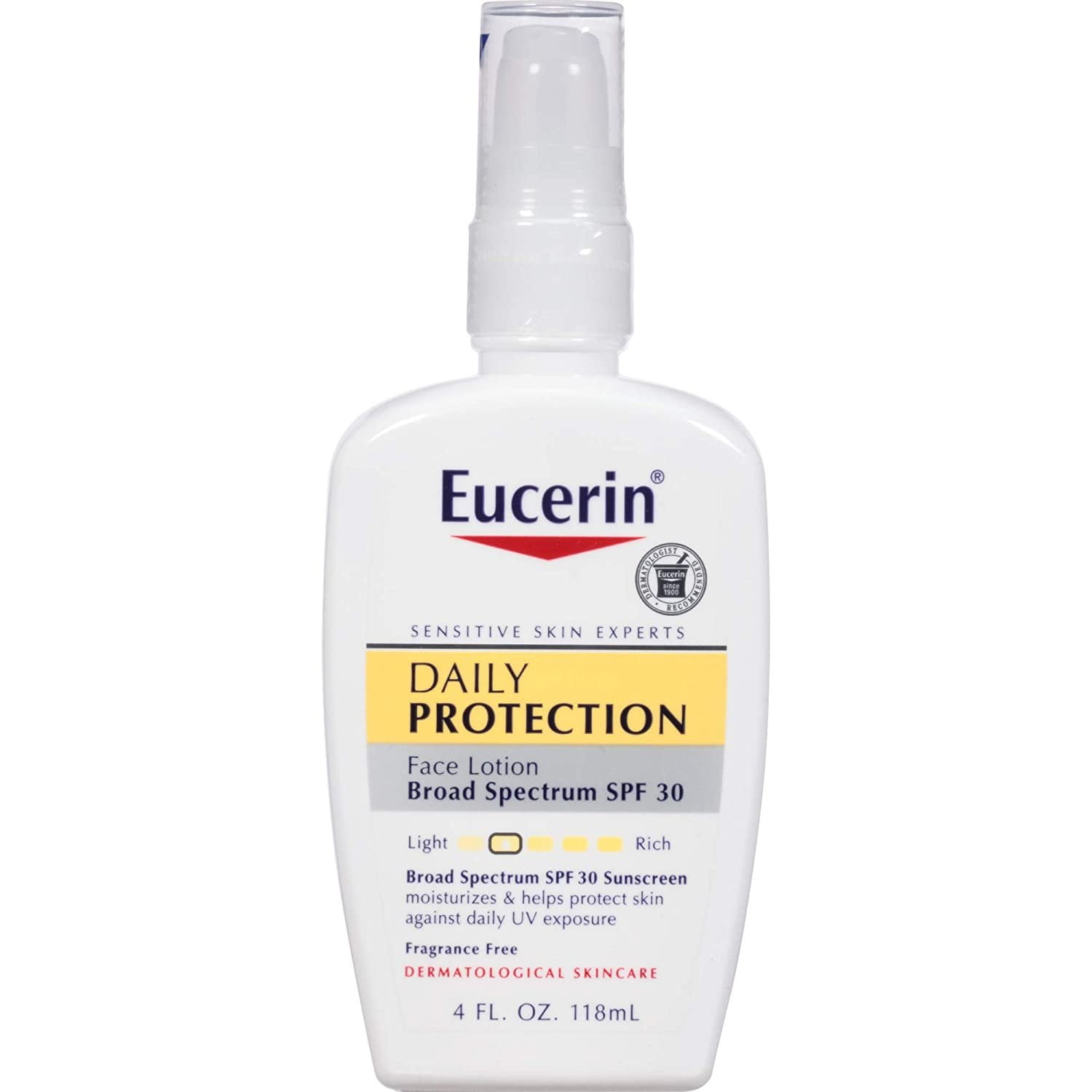Eucerin Daily Protection Face Lotion Moisturizes & Help Protect Skin, 4Oz