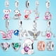thumbnail image 2 of Charms 100 % Plata Esterlina 925 Aviones Tierra Pasaporte Encantos Flor De Cerezo Rosa Mariposa Cuentas Para Las Mujeres Boda Compromiso Joyería De Cumpleaños Regalo Gao Jiahui  unisex, 2 of 2