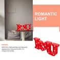 thumbnail image 3 of Moluckfu LED Roja Romántica De Letras Para De Fiesta Y Ambiente Acogedor, 3 of 8