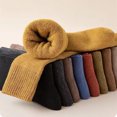 thumbnail image 3 of 5 Pairs Womens Socks Wool Socks Thick Knit Warm Winter Socks for Ladies (Random color), 3 of 4