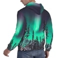 thumbnail image 6 of Fotbe Men's Hoodie with Northern Lights 2 Pattern - Kangaroo Pocket Pullover Hooded Sweatshirt, Perfect for Daily Wear, Travel, and Home-XX-Large, 6 of 7