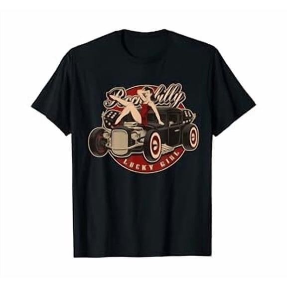Hot Rod Lucky Girl Vintage T-Shirt