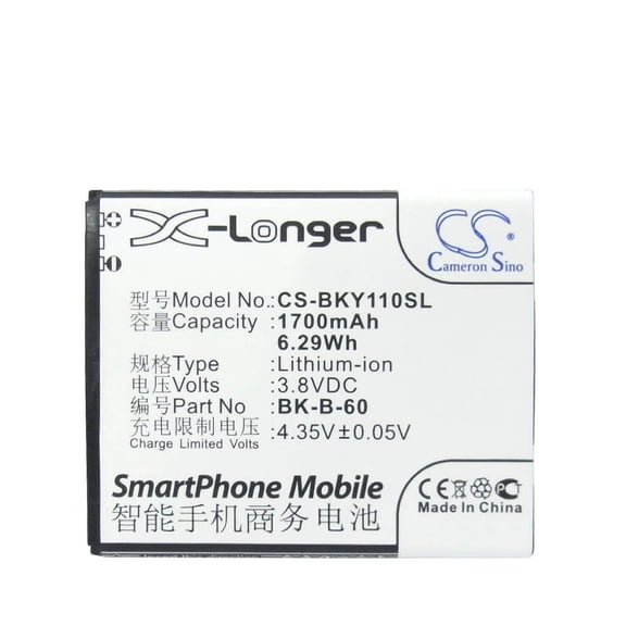 1700mAh BK-B-60 Battery for BBK Y11T Y11