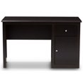 thumbnail image 4 of Baxton Studio Belora Bureau d'Écriture Moderne Contemporain en Brun Wenge, 4 of 9