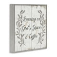 thumbnail image 5 of Stupell Industries God's Grace & Coffee Phrase Religious Painting Gray Framed Art Print Wall Art, 24 x 24, 5 of 9