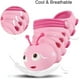 thumbnail image 3 of Cómodos zuecos para niños pequeños, sandalias suaves para niños pequeños, pantuflas para bebés, divertidos zuecos de jardín diseñados por oruga, zapatos para niñas y niños, azul WD.WDQZL Hogar, 3 of 6
