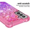 thumbnail image 4 of Compatible with Samsung Galaxy S21 FE Case Girls Women Liquid Glitter Heavy Duty Shockproof Back Cover Soft TPU Bumper Silicone Slim Protective Cover for Samsung Galaxy S21 FE Gradient Pink, 4 of 14