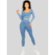 thumbnail image 4 of Set Deportivo Unitalla Mujer Gym Yoga o Casual Blusa y Pants, 4 of 5