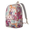thumbnail image 2 of Paisley College School Backpack Bohemian, Chic Durable Daypack with Laptop Compartment, Multiple Pockets, Lightweight, Great Gift, 2 of 5