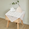 thumbnail image 4 of Luxurys Sheer Lace Tablecloth Stains Resistant Table Runner Easy cleaning Surfaces Perfect For Coffee Tables Bedside Cabinets, 4 of 12