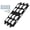 Black, variant on PatungKu Upgrade Integral Mounting Plate for Packouts,High-Strength Full Width Plate Power Tool Storage Mounting Plate