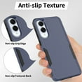 thumbnail image 6 of for Samsung Galaxy S25 Edge Heavy Duty Case,Stylish 2 in 1 Military Grade Armor PC+TPU Silicone Hybrid Rugged Shockproof Glossy Grip Edge Protective Anti-Scratch Back Phone Cover,Darkblue, 6 of 6
