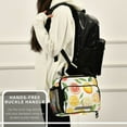 thumbnail image 6 of FORMRS Student Insulated Lunch Bag with Shoulder Strap Reusable Cooler Box for School, Candy Lemon, 6 of 9