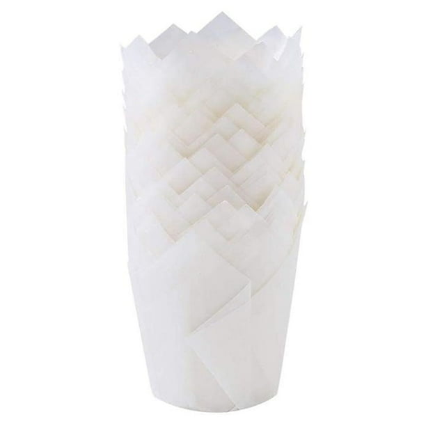 150 Piezas Mini Tazas para Hornear Tazas para Hornear de Tulipanes Forros para Magdalenas Forros para Muffins para Fiestas de Cumpleaños de Bodas